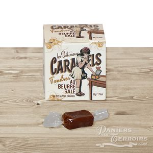 Salidou® salted butter caramels - Cube