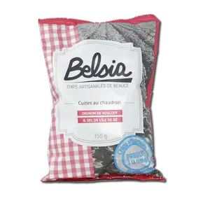 Artisanal Beauce Belsia Chips with Roscoff PDO Onions and Île de Ré Salt