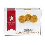 Aperitif wafers with maroilles au gratin