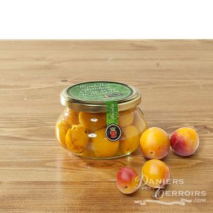 Mirabelle plums refreshed with Mirabelle brandy