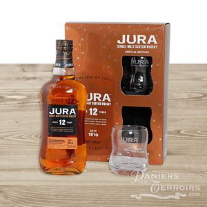 Single Malt Whisky Isle of JURA 12 years Boxed set 2 glasses