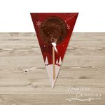 Christmas lollipop with praline