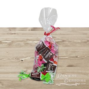 Chic dark chocolate papillotes