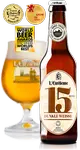 Traditional beer, L'Eurélienne Dunkle Weisse, 15 years anniversary