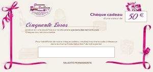 50 € Gift Voucher "Paniers des Terroirs