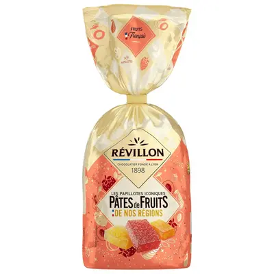 Papillotes de pâtes de fruits