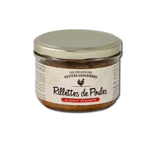 Chicken rillettes with Espelette pepper