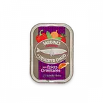 Cooked sardines to enjoy hot with oriental spices