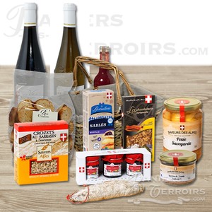 Savoy products tasting basket