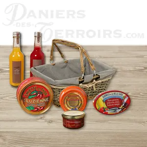 Non-alcoholic seafood picnic basket